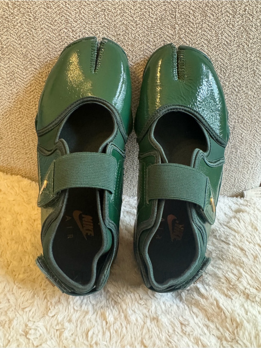 Nike Air Rift Patent Green Sneakers